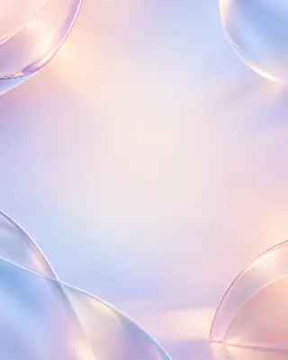 Pastel Glass card design